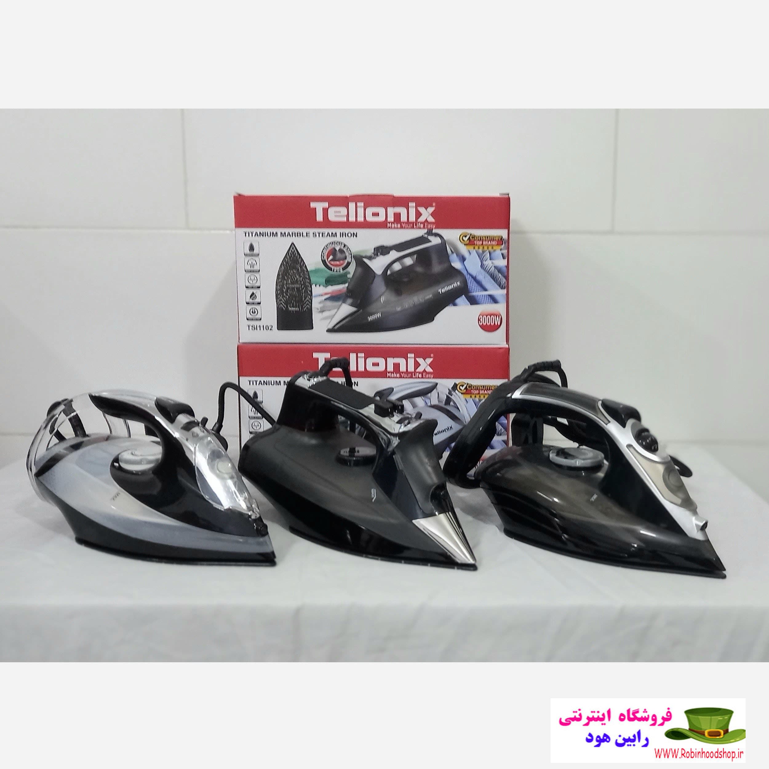 اتو بخار تلیونیکس مدل TSI1104 ظرفیت ۰.۴۷ لیتر