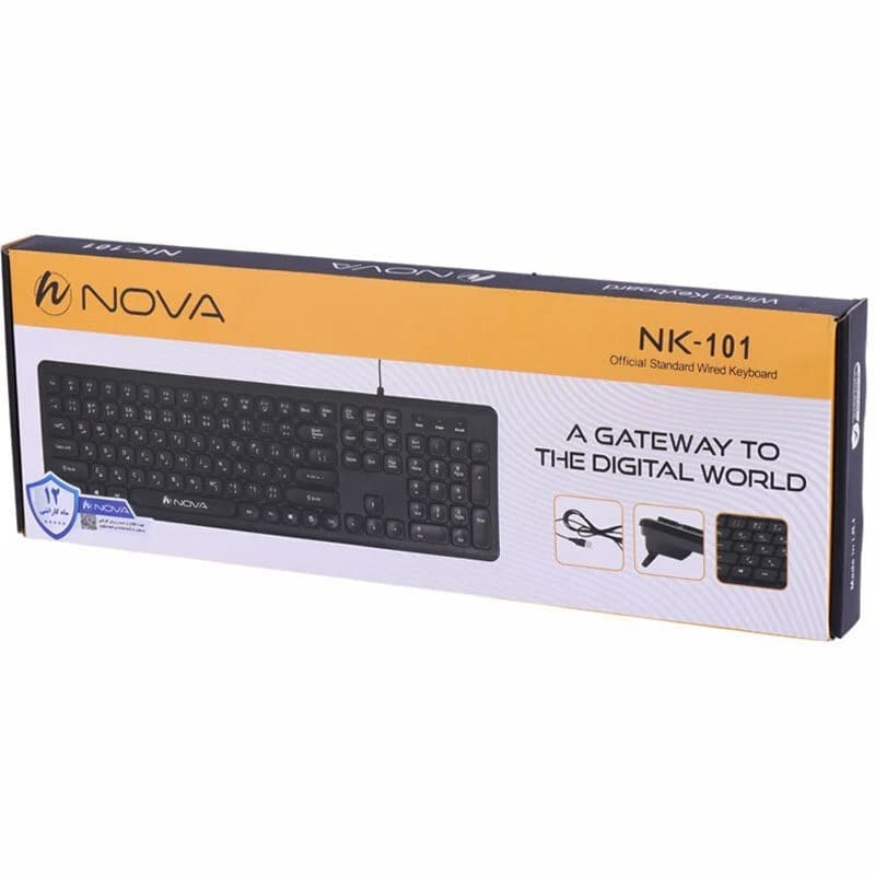 کیبورد و موس بی سیم نوا مدل Nova NK-101 — تصویر ۳