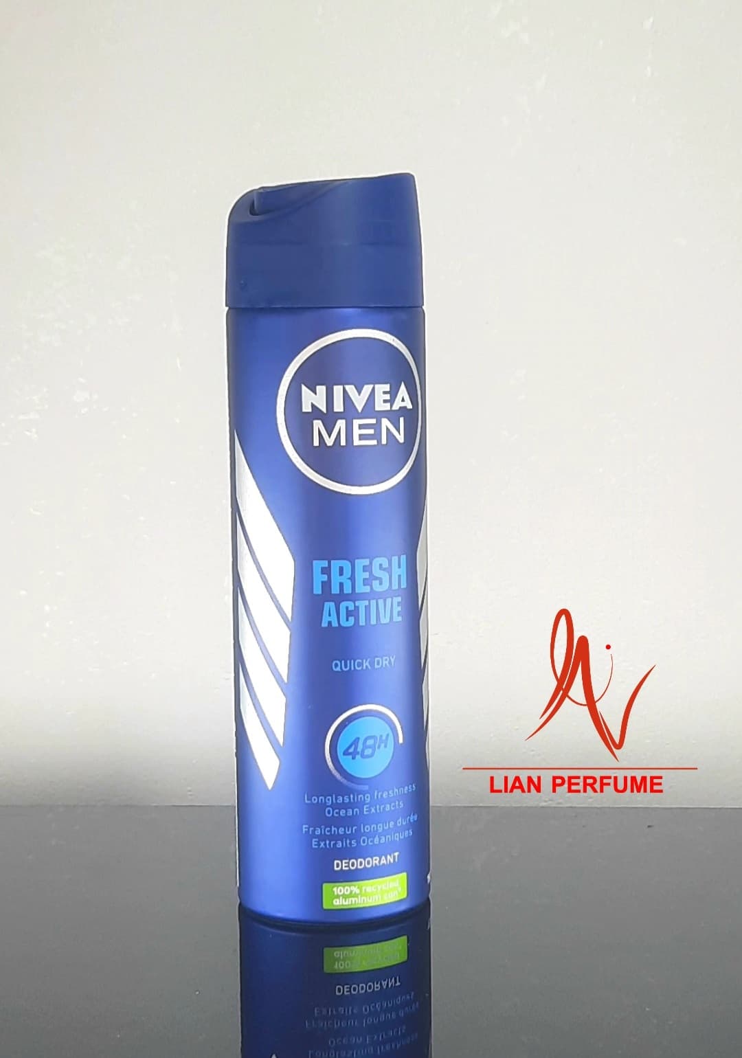 اسپری ضد تعریق دئودورانت مردانه با ماندگاری ۴۸ ساعت Men Fresh Active Quick Dry 48H