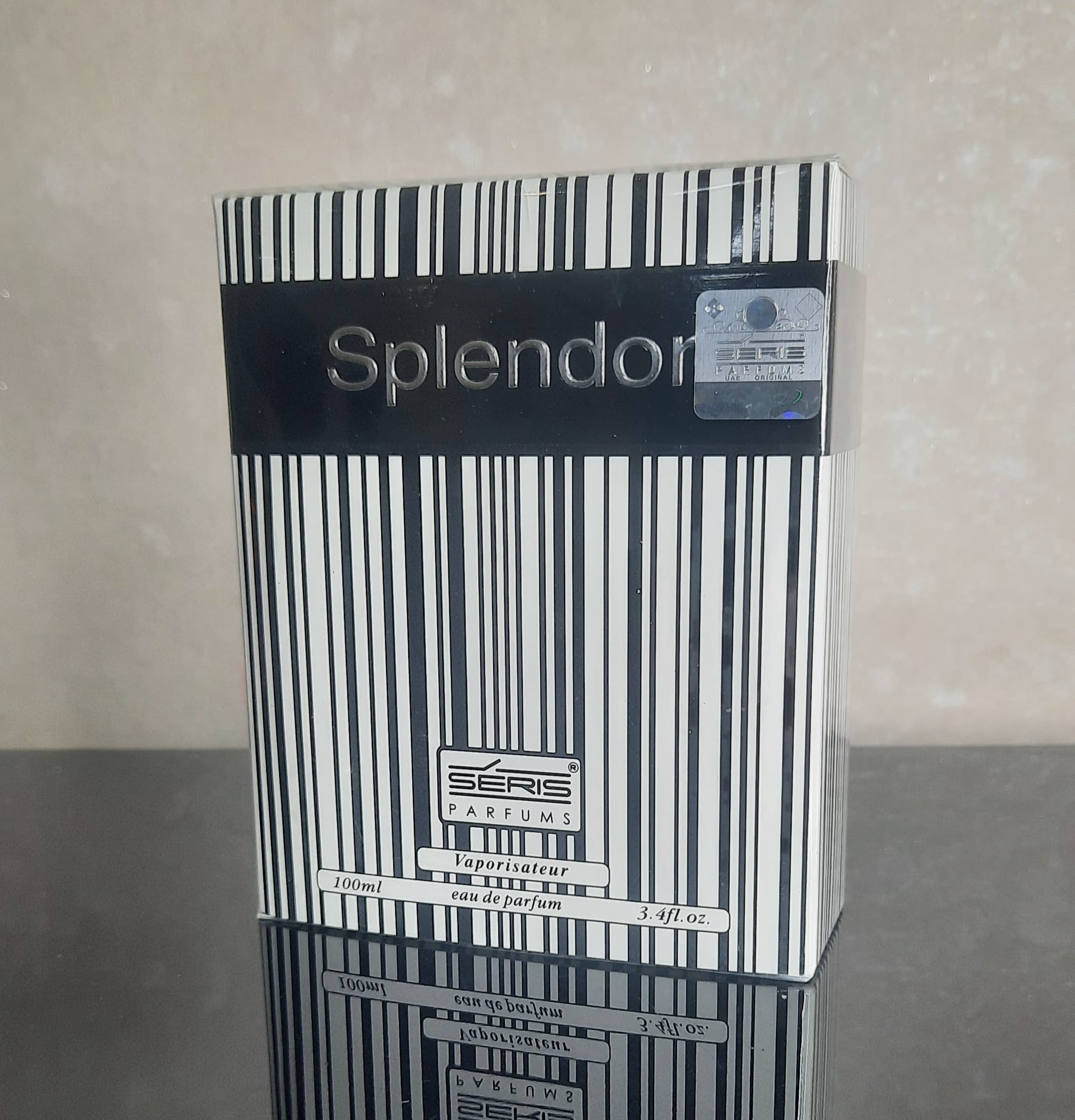 عطر ادکلن اسپلندور سریس مشکی اورجینال 100 میل هولوگرام دار splendor seris parfums — تصویر ۳