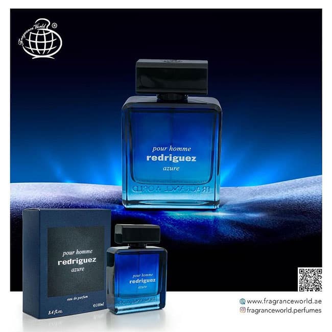 ادکلن نارسیس رودریگز بلو نویر 100ml فراگرنس ورد آزور پور هوم Redriguez Azure Pour Homme