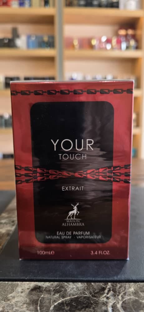 ادکلن استرانگر ویت یو 100ml یور تاچ اکستریت الحمبرا alhambra your touch extrait — تصویر ۳