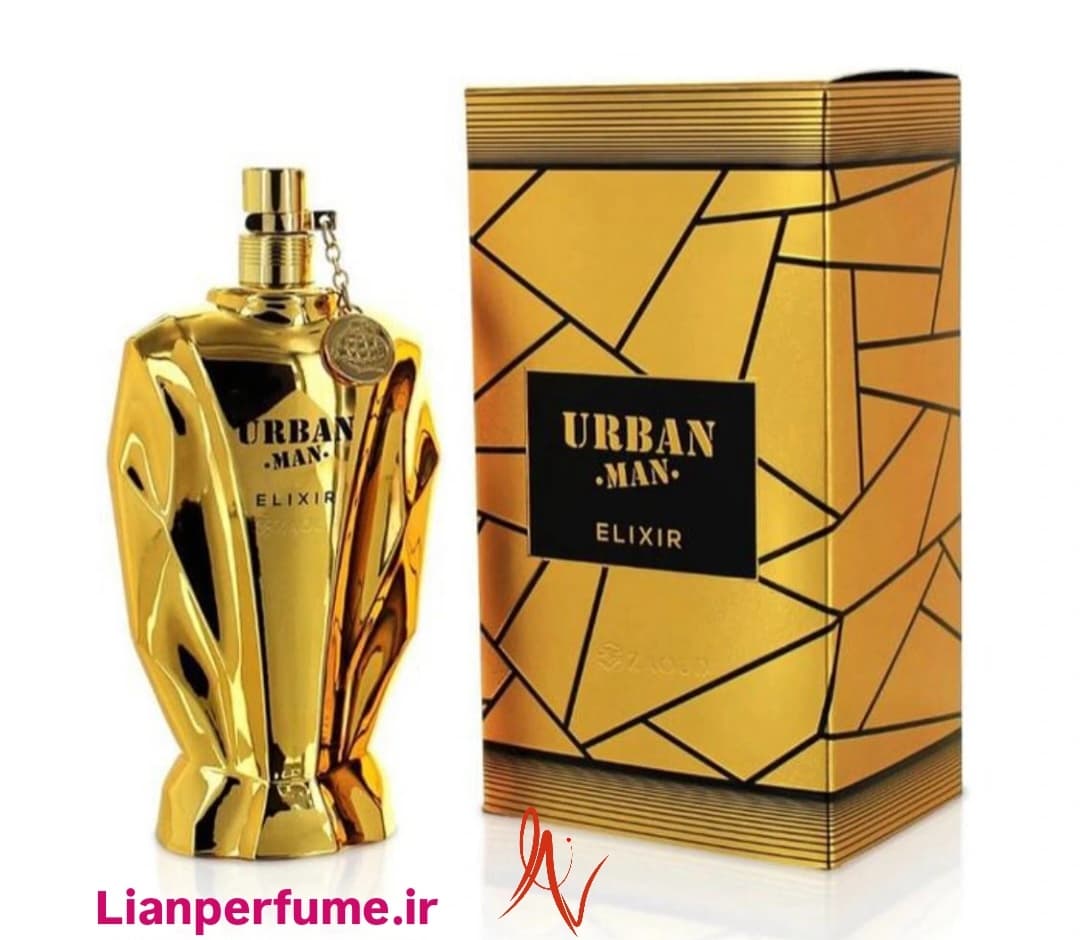 ادکلن ژان پل گوتیه الکسیر طلایی 90ml فراگرنس ورد مدل اوربان من الکسیر Urban Man Elixir