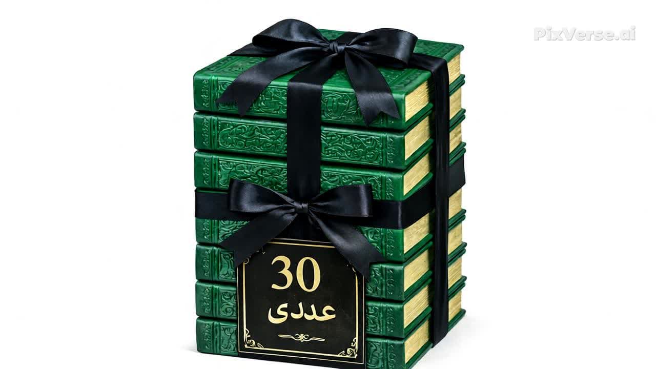 بسته 30 عددی وقف نامه چرمی