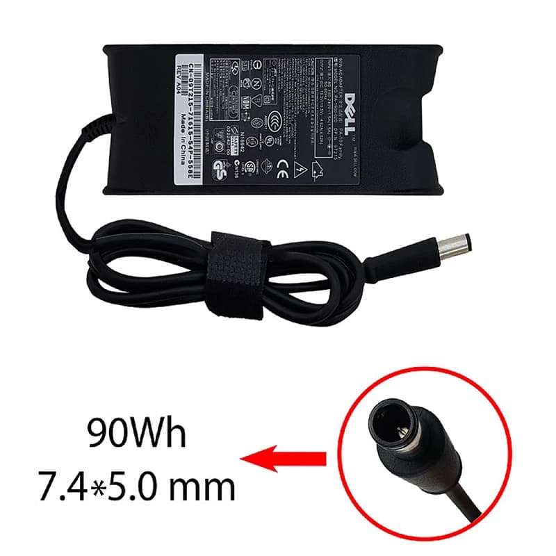 آداپتور لپ تاپ دل Dell 19.5V 4.62A Royal ضخیم — تصویر ۷