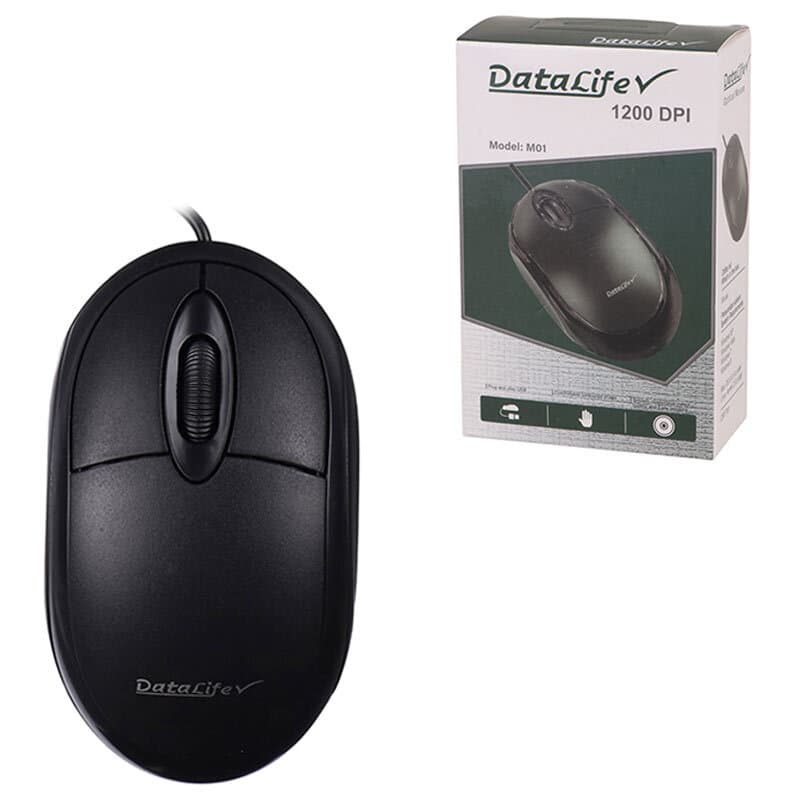 ماوس سیم دار دیتالایف لپ تاپی مدل Datalife M01 — تصویر ۲