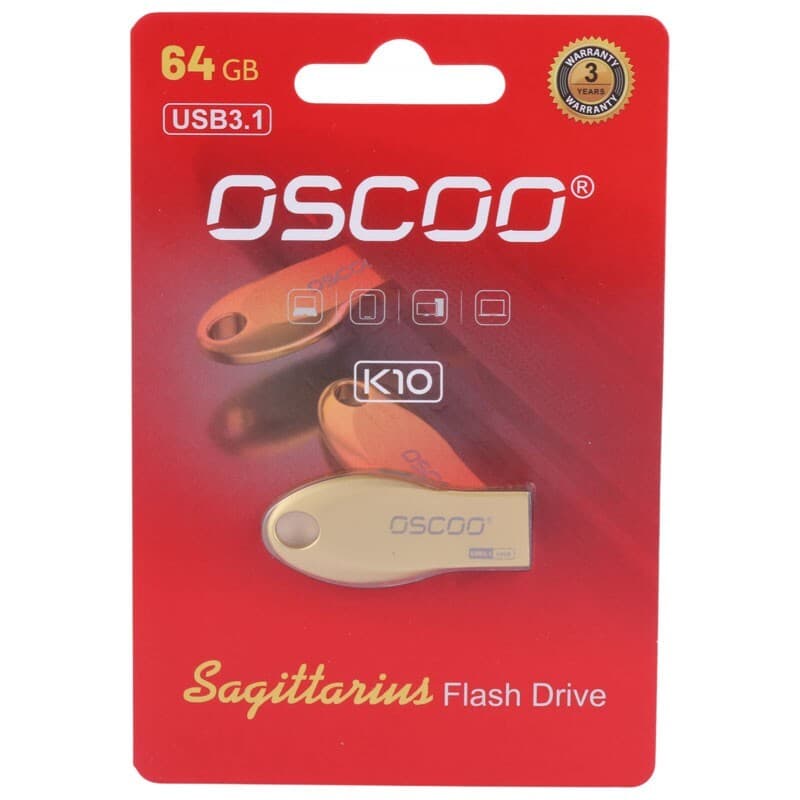 فلش 64 گیگ اسکو Oscoo K10 USB 3.1 — تصویر ۶