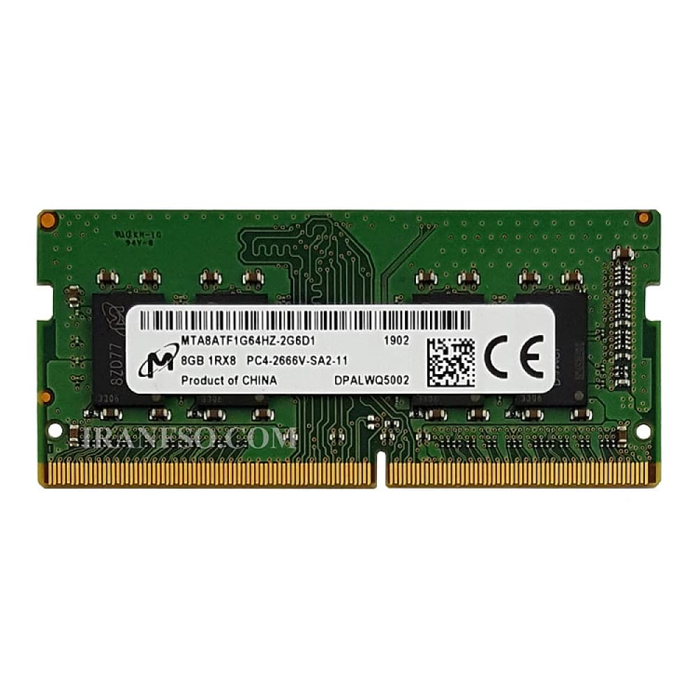 رم لپ تاپ 8 گیگ Micron Technology DDR4-2666 MHz 1.2V