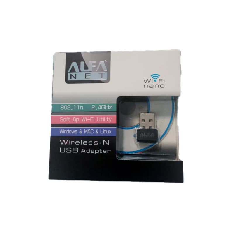 دانگل شبکه USB بدون آنتن آلفا ALFA 802