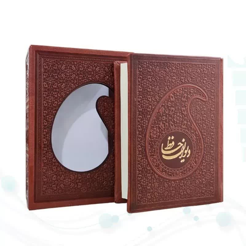 حافظ نیم جیبی تحریر چرم قابدار کشویی طرح اشک — تصویر ۱۰
