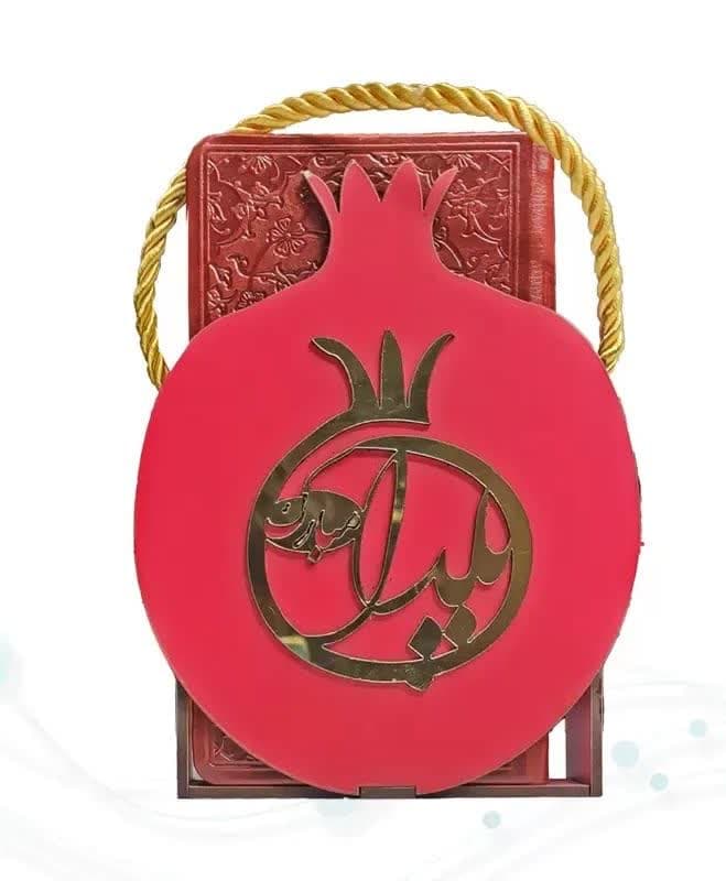 حافظ پالتویی چرم با ساک طرح انار