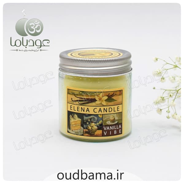 شمع معطر رایحه وانیل ( النا ELENA )