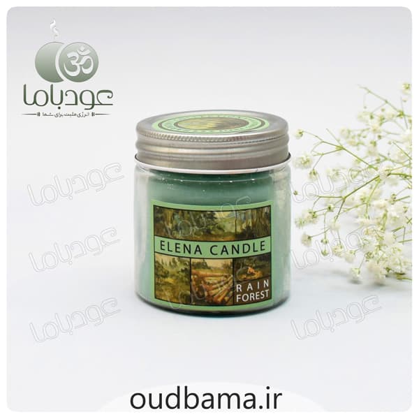 شمع معطر رایحه رین فورست جنگل بارانی ( النا ELENA ) — تصویر ۶