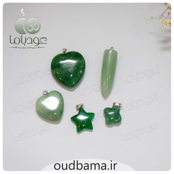 آویز اونتورین سنگ خوش شانسی و موفقیت