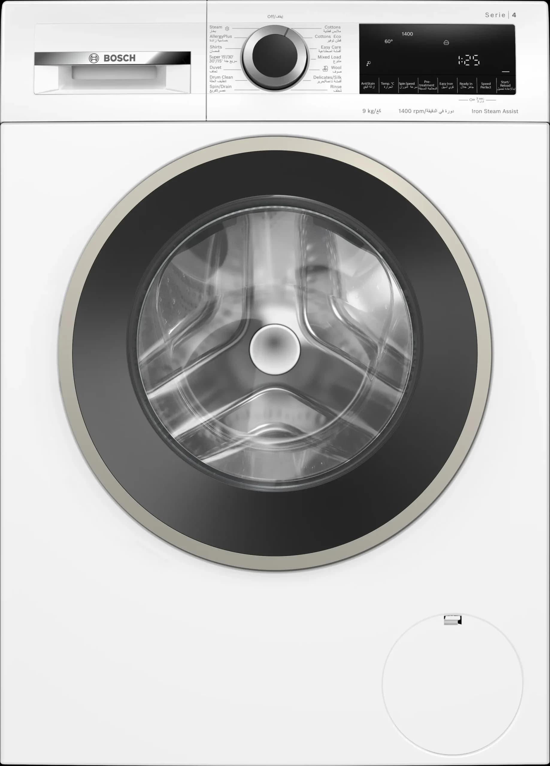 ماشین لباسشویی بوش مدل BOSCH WGA14400GC — تصویر ۳