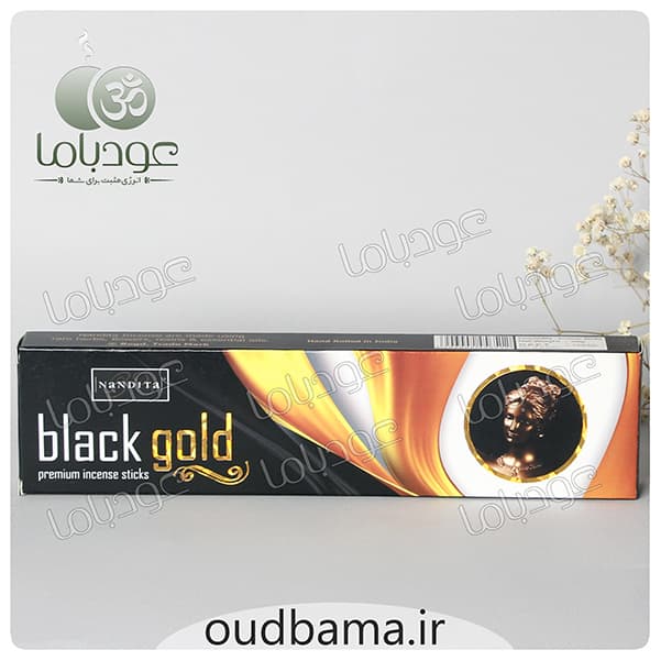 عود دست ساز بلک گلد طلای سیاه black gold ( ناندیتا NANDITA ) — تصویر ۴