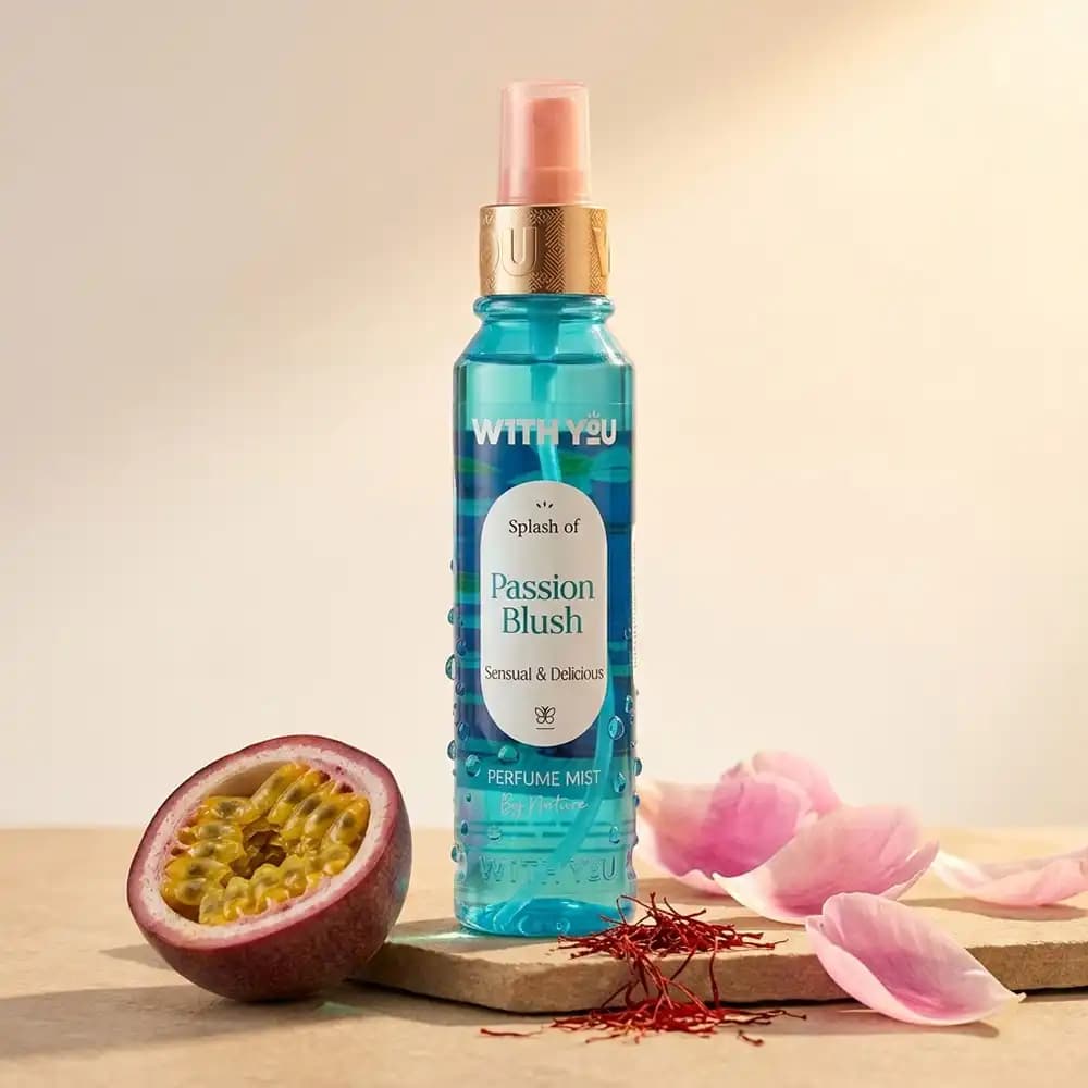 بادی اسپلش ویت یو (With You) مدل پشن بلاش (Passion Blush) رایحه شیرین و اغواکننده حجم ۱۵۰ میلی لیتری — تصویر ۳