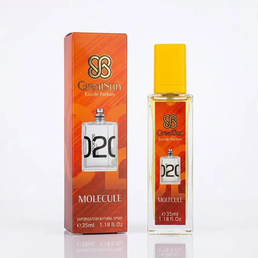 عطر جیبی گریت سان (GreatSun) مدل Molecule 020 حجم ۳۵ میلی‌لیتر — تصویر ۴