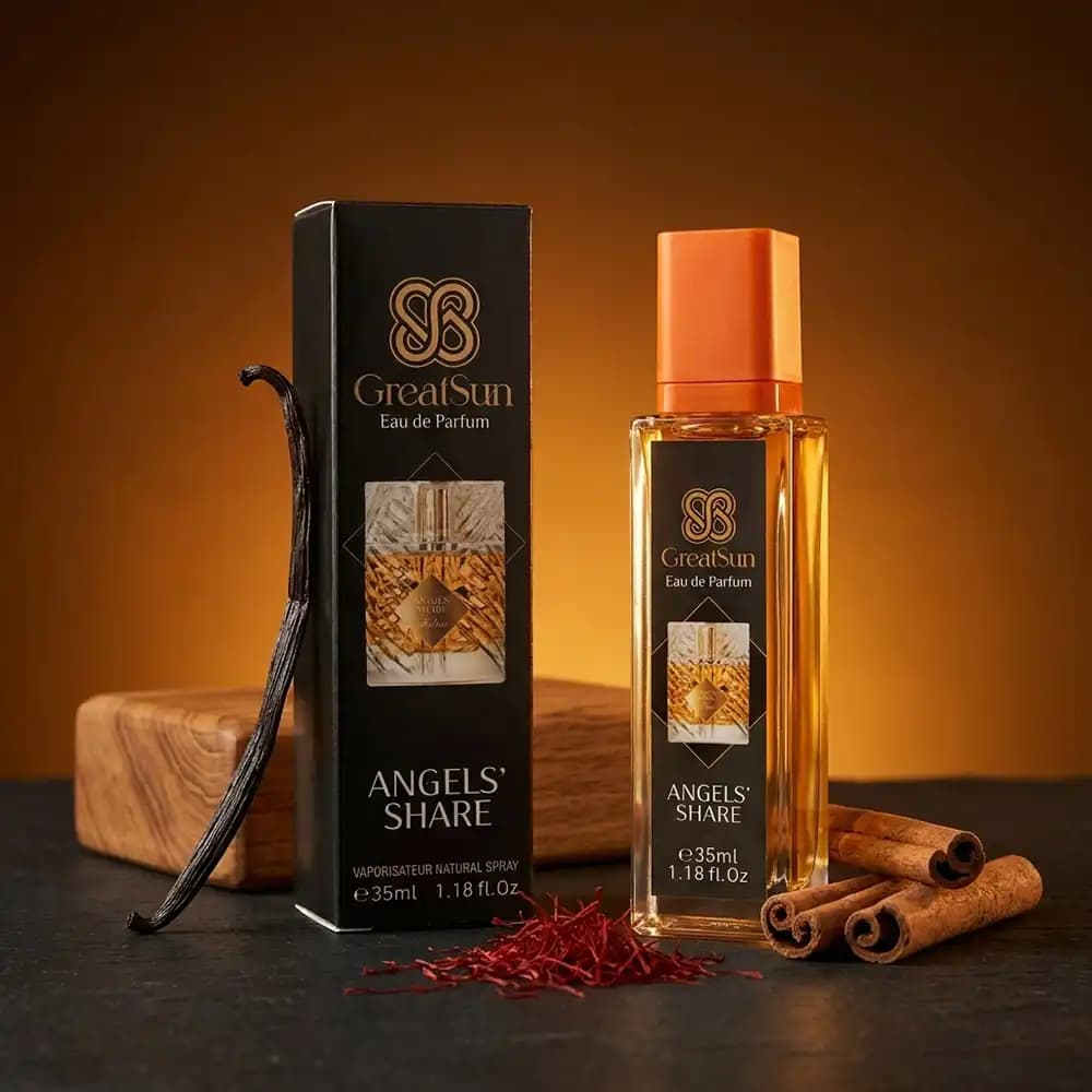 عطر جیبی گریت سان (GreatSun) مدل Kilian Angels’ Share حجم ۳۵ میلی‌لیتر — تصویر ۳