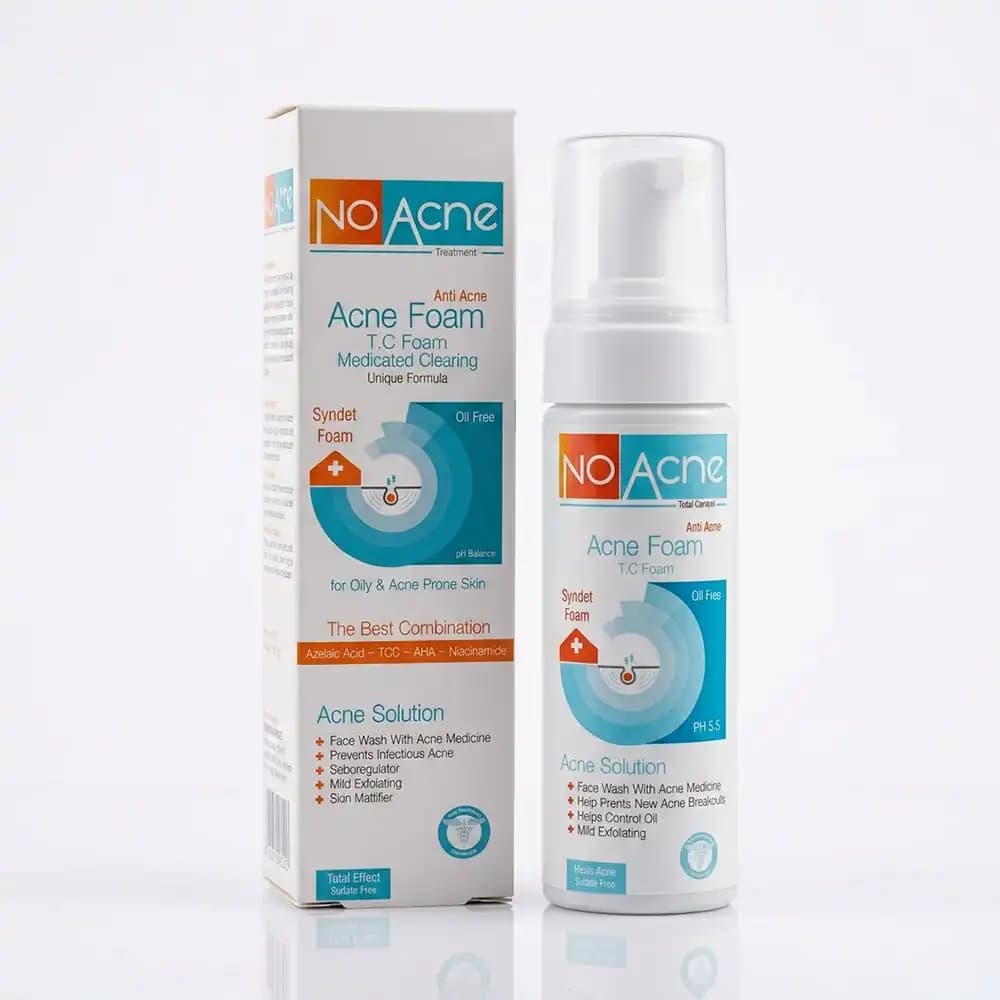فوم شستشوی ضدجوش نوآکنه (No Acne) مخصوص پوست‌های چرب و جوش‌دار حجم 150 میلی لیتری