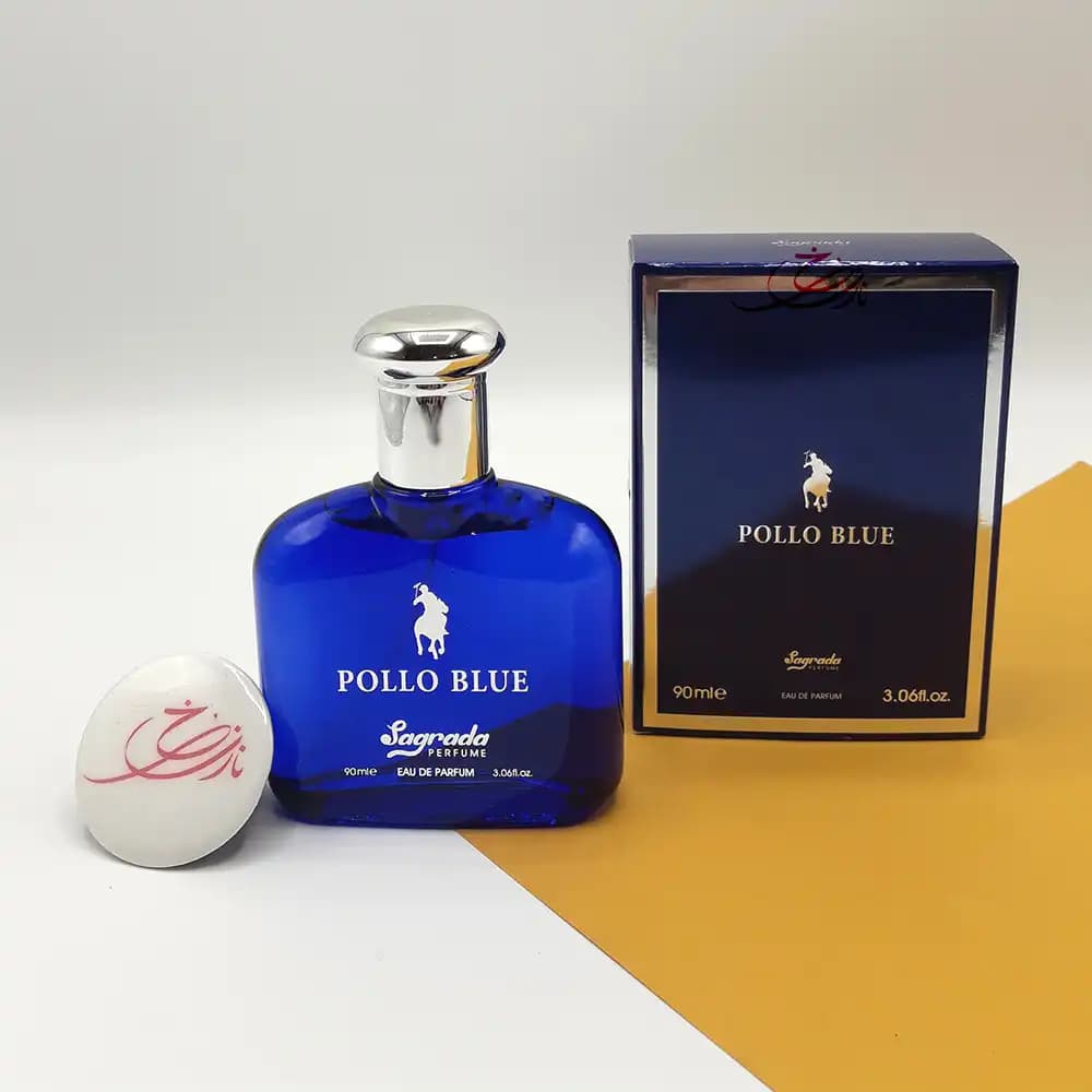 ادکلن پولو بلو POLLO BLUE ساگرادا Sagrada حجم 90 میلی لیتر