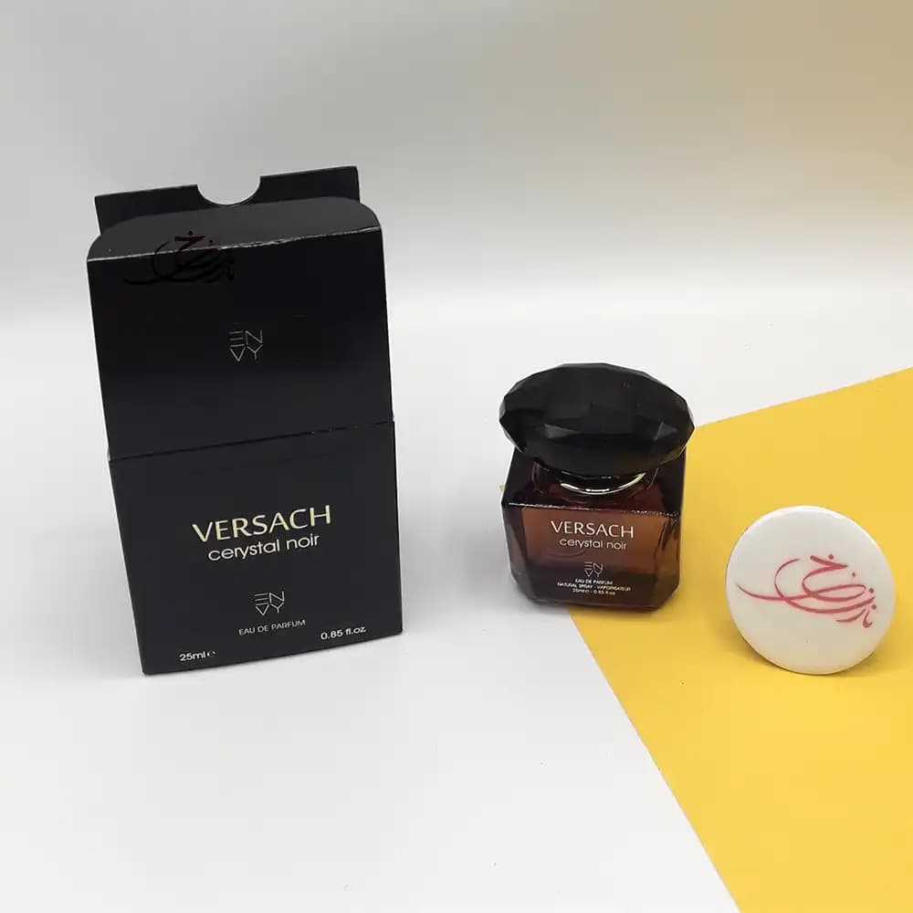 عطر جیبی ورساچ کریستال نویر ان وی ENVY حجم 25 میلی لیتری — تصویر ۲