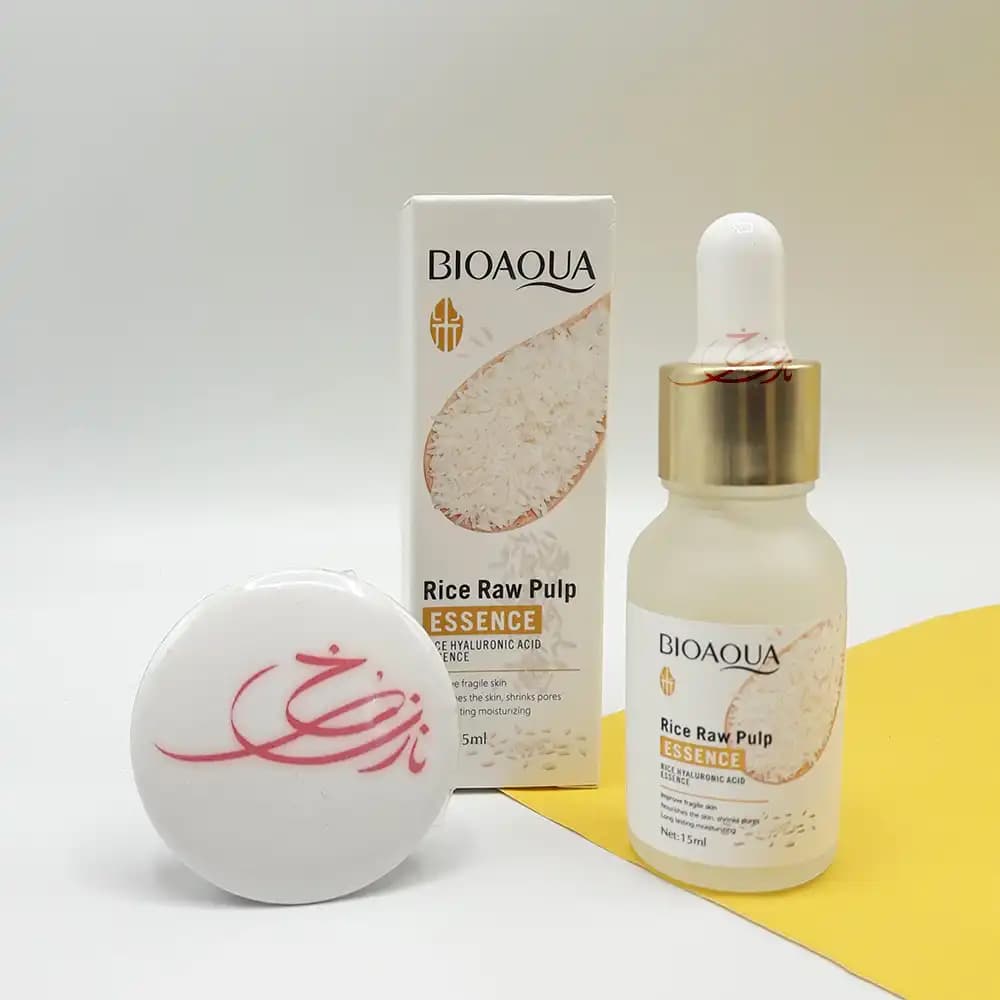 سرم بازسازی پوست برنج بایوآکوا Rice Raw Pulp BIOAQUA حجم 15 میلی لیتر