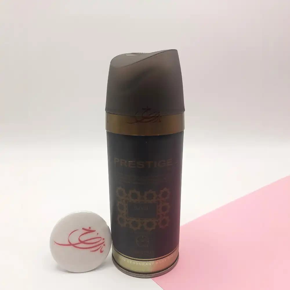 اسپری بدن پرستیژ رایحه کژال دهب dahab زنانه حجم 150 میلی لیتری