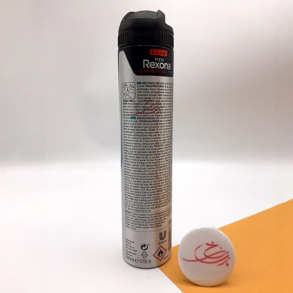 اسپری ضد تعریق مردانه رکسونا من Rexona MEN مدل فرش FRESH حجم 200 میلی لیتری — تصویر ۳