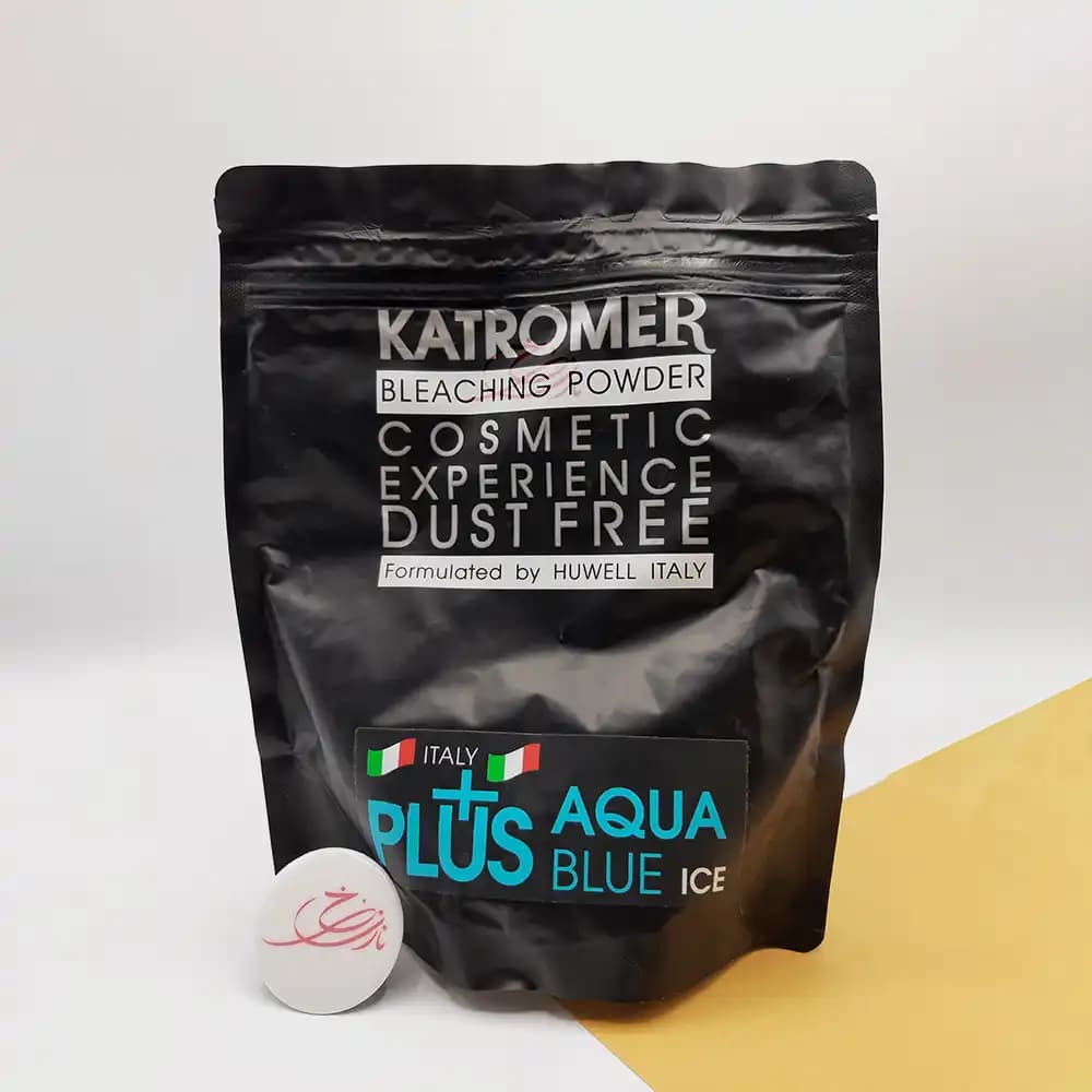 پودر دکلره یخ کاترومر KATROMER (AQUA BLUE) حجم 400 گرمی