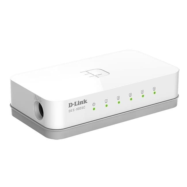 سوئیچ 5 پورت 10/100 Mbps دی لینک مدل DES-1005C — تصویر ۵