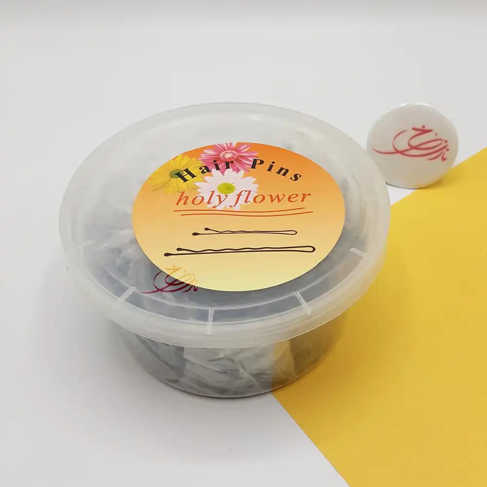 سنجاق مو کاسه ای هولی فلاور holy flower سایز کوتاه بسته 500 گرمی