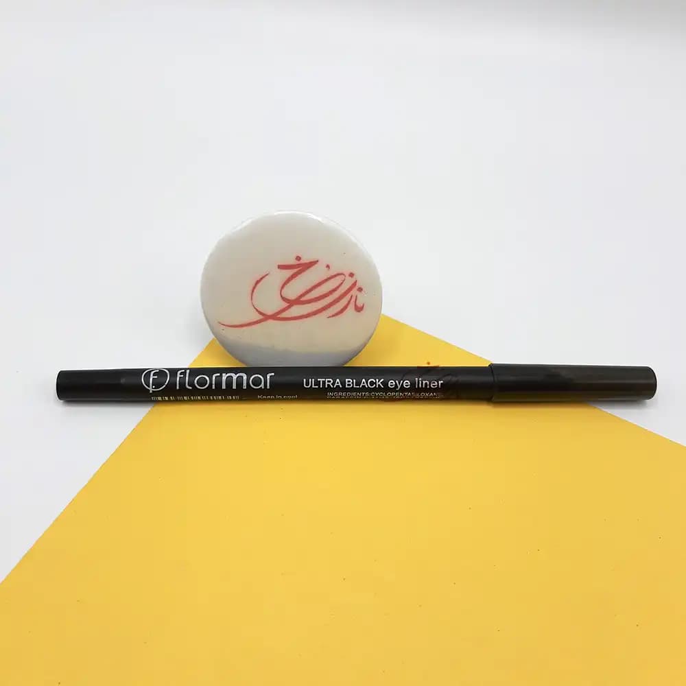 خط چشم مدادی فلورمار flormar ضدآب مشکی