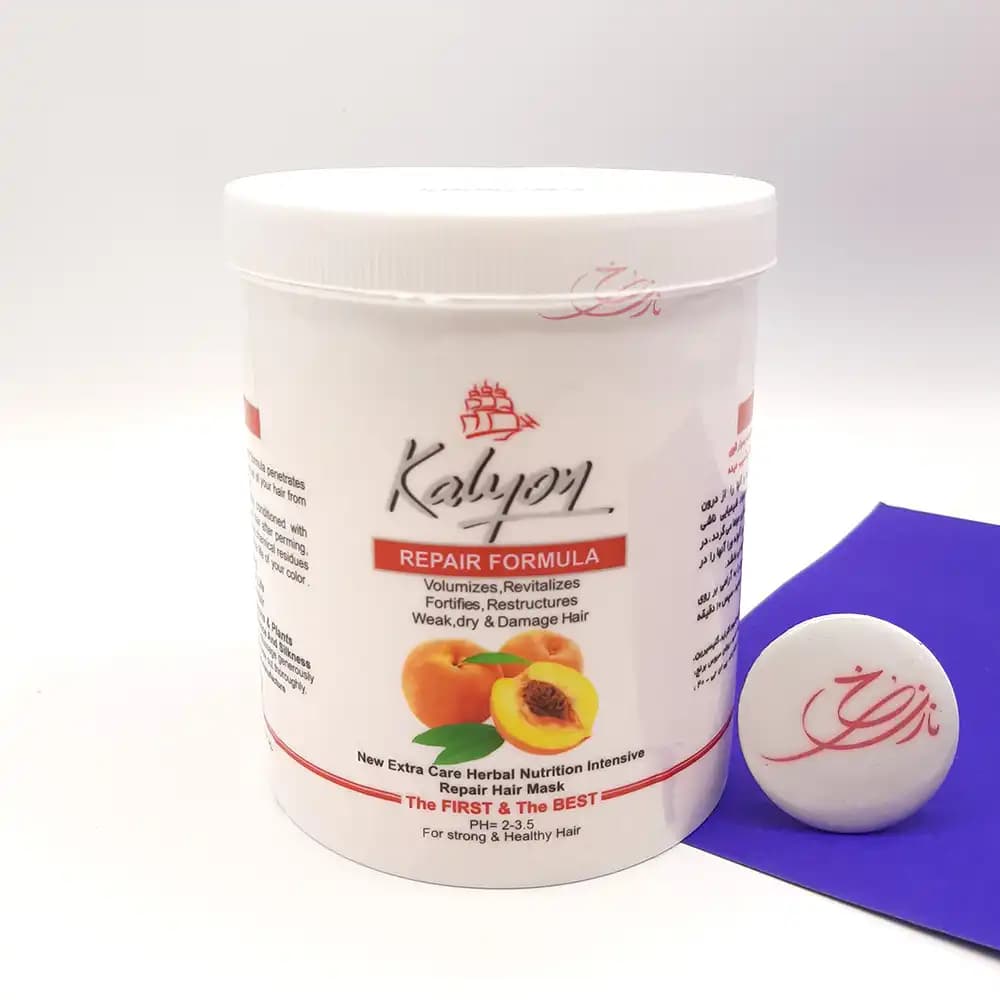 ماسک موی کالیون Kalyon عصاره هلو حجم 750 میلی لیتر