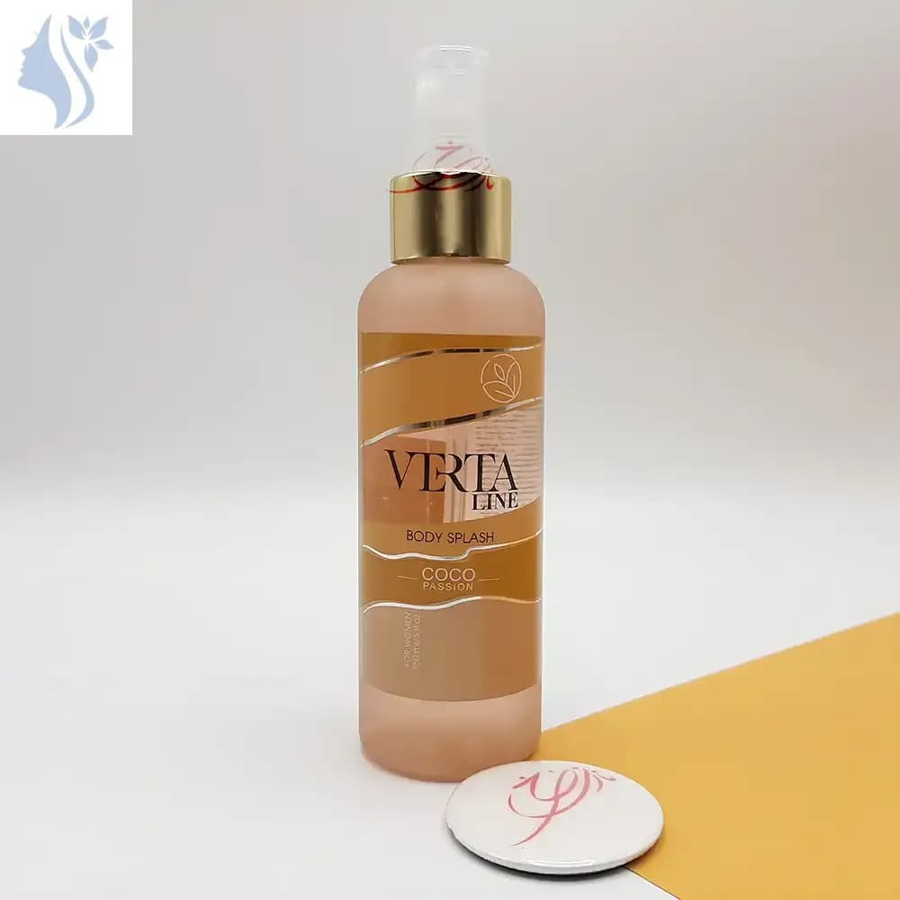 بادی اسپلش زنانه رایحه کوکو پیشن COCO PASSION ورتالاین VERTA LINE حجم 150 میلی لیتری — تصویر ۴