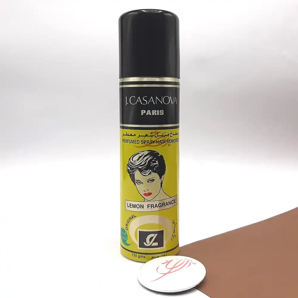 اسپری موبر بدن کازانوا J.Casanova Paris مدل لیمو زرد اصل — تصویر ۲