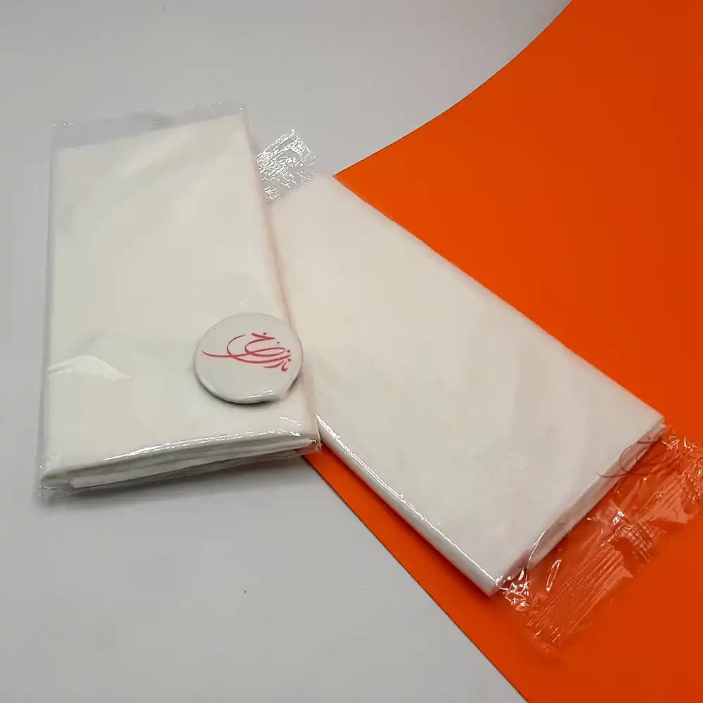 حوله یکبار مصرف ضخیم (90 گرمی) جی کات KG.KOT اندازه 40*80 — تصویر ۳