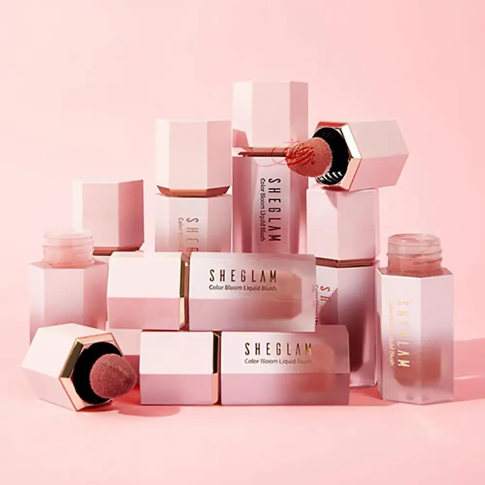 رژگونه شیگلم SHEGLAM مایع مدل لاو کیک Love Cake حجم 5.2 میلی لیتری — تصویر ۴