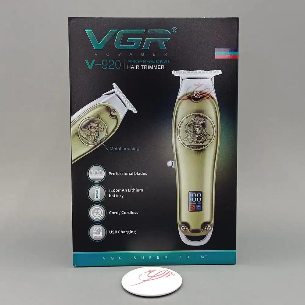 ماشین اصلاح خط زن وی جی آر وویجر VGR VOYAGER مدل V-920 طلایی