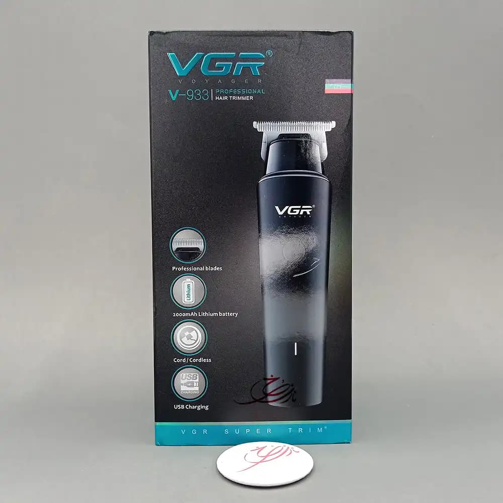 ماشین اصلاح خط زن وی جی آر وویجر VGR VOYAGER مدل V-933 مشکی