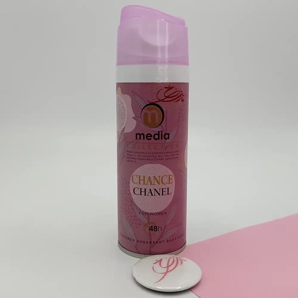 اسپری بدن مدیا رایحه چنس چنل CHANCE CHANEL زنانه حجم 200 میلی لیتری
