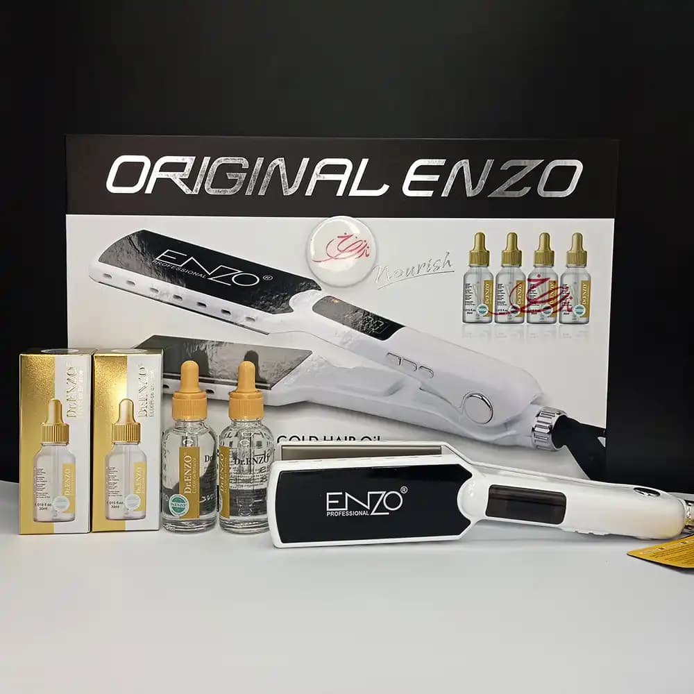 اتو مو انزو پروفیشینال ENZO PROFESSIONAL مدل 5050A رنگ سفید