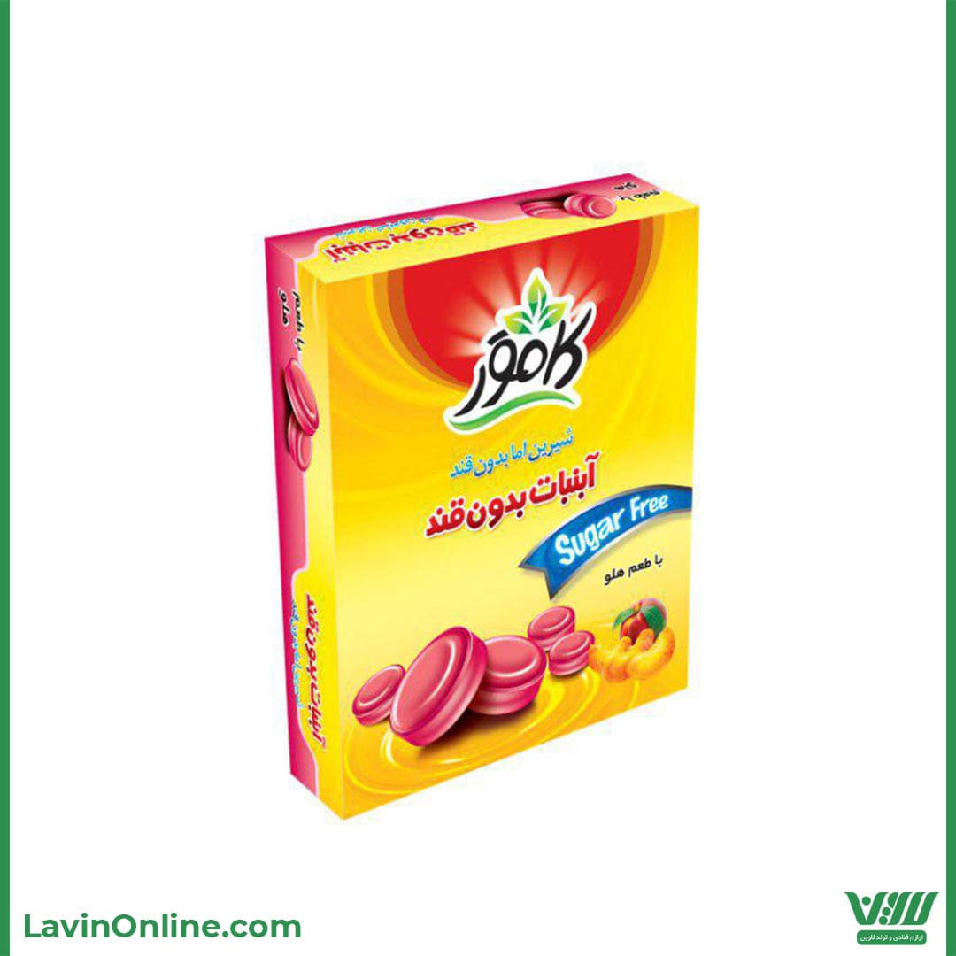 آبنبات هلو رژیمی کامور