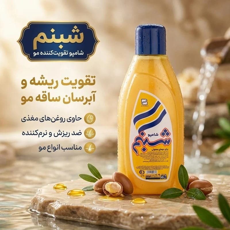 شامپو شبنم موهای معمولی 625 گرم — تصویر ۴