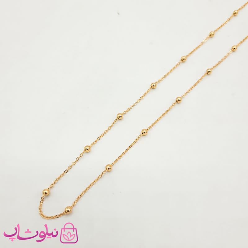 زنجیر گردنبند زنانه ژوپینگ مدل توپی