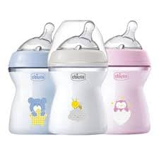 شیشه شیر جریان متوسط 250میل طرح step up new چیکو Chicco