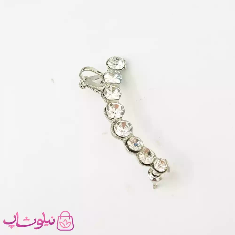 گوشواره بلوتوثی نقره ای