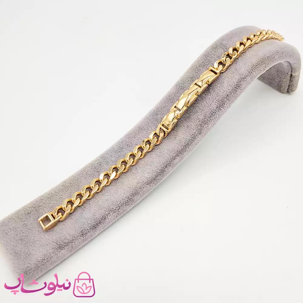 دستبند زنانه ژوپینگ کارتیه با زنجیر ترکیبی — تصویر ۳
