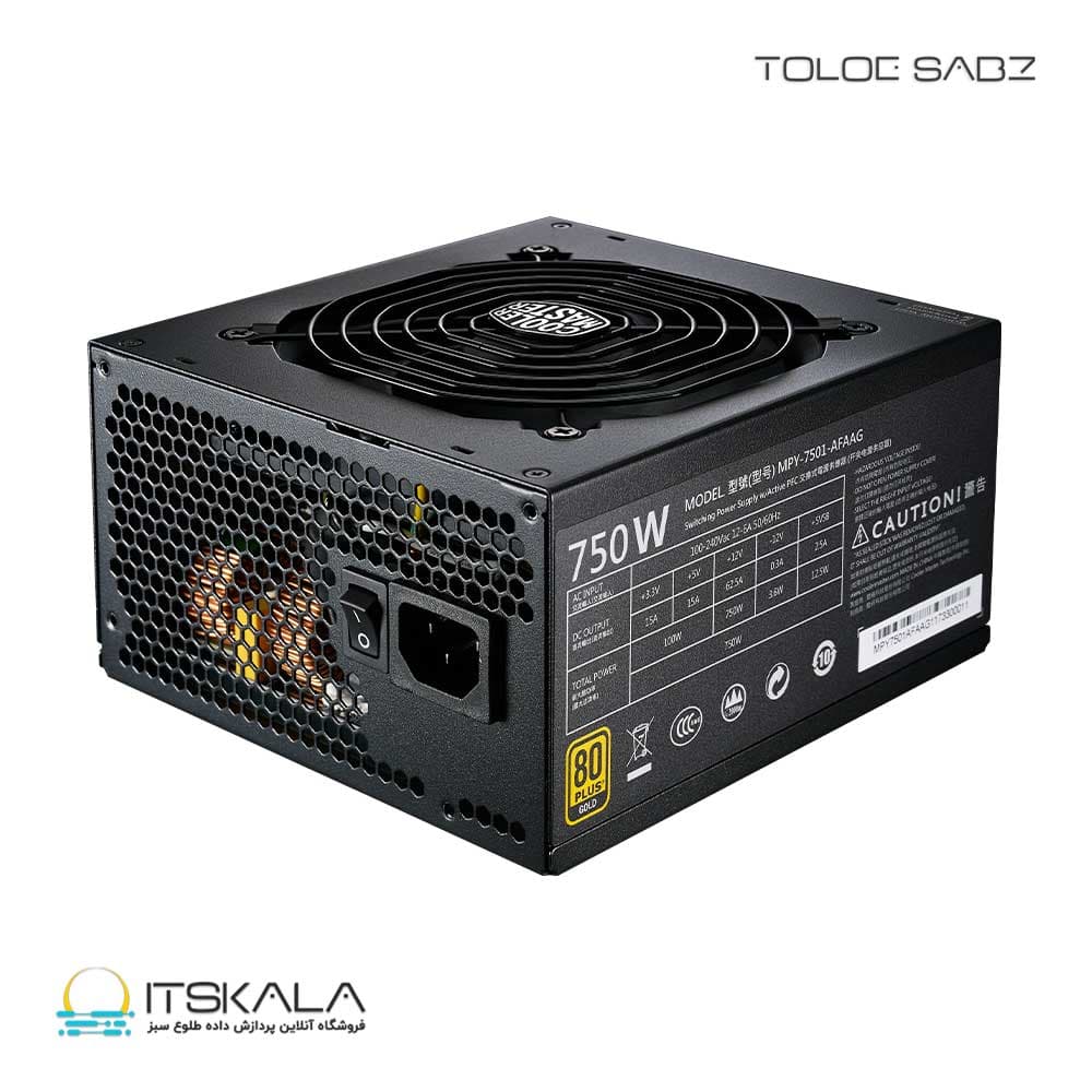 پاور کولرمستر MWE Gold 750 V2 ATX 3.0 — تصویر ۵