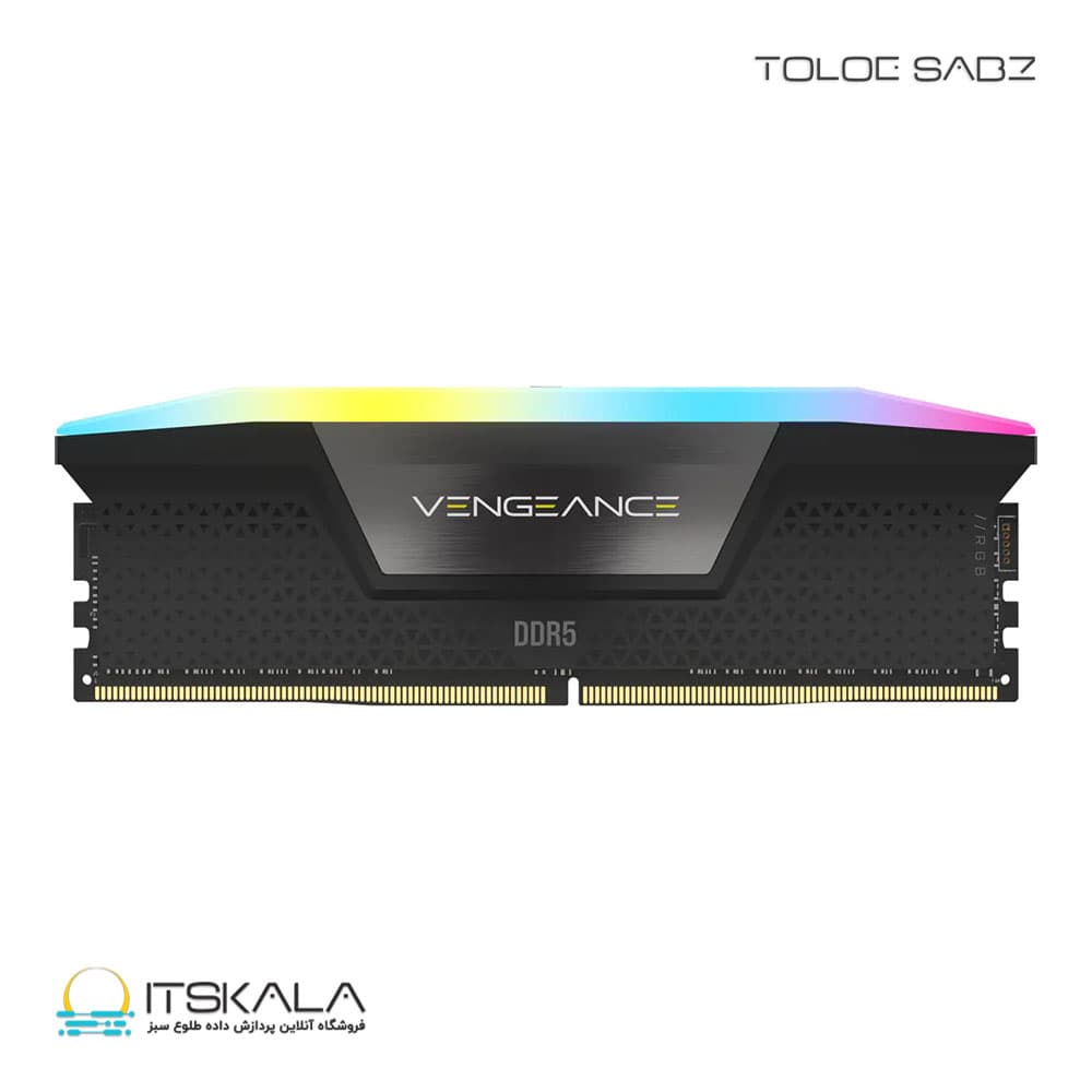 رم دسکتاپ دو کاناله کورسیر مدل VENGEANCE RGB 32GB (2x16GB) DDR5 DRAM 7000MHz CL40 — تصویر ۴
